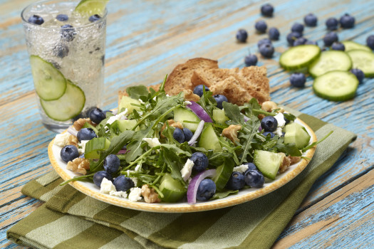 Cucumber Blueberry Salad